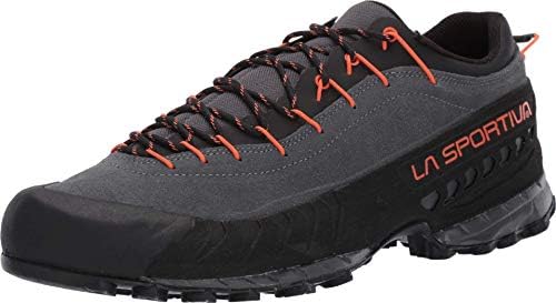 La Sportiva Mens TX4 Approach/Hiking Shoes, Carbon/Flame, 10.5-11