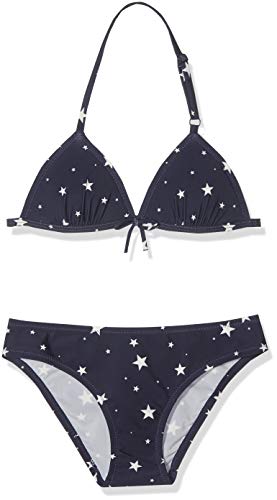 Sanetta Bikini Padded Conjunto de baño, Azul (Blueprint 50209), 152 para Niñas