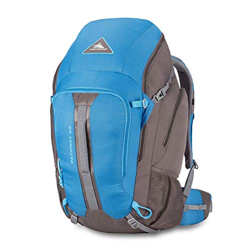 High Sierra Pathway Internal Frame Hiking Backpack, Mineral/Slate/Glacier, 50L