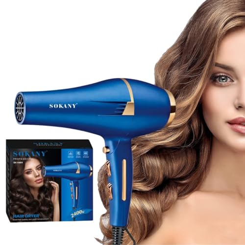 Secador De Cabelo Função Antifrizz Quente Frio Profissional Sokany Leve E Potente 2400w 110V e 220V