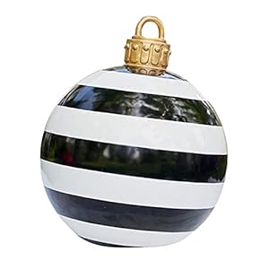 Kerst PVC opblaasbare speelgoed bal met inflator, elastische scheurbestendige kerstballen ornament, aantrekkelijke Xmas…