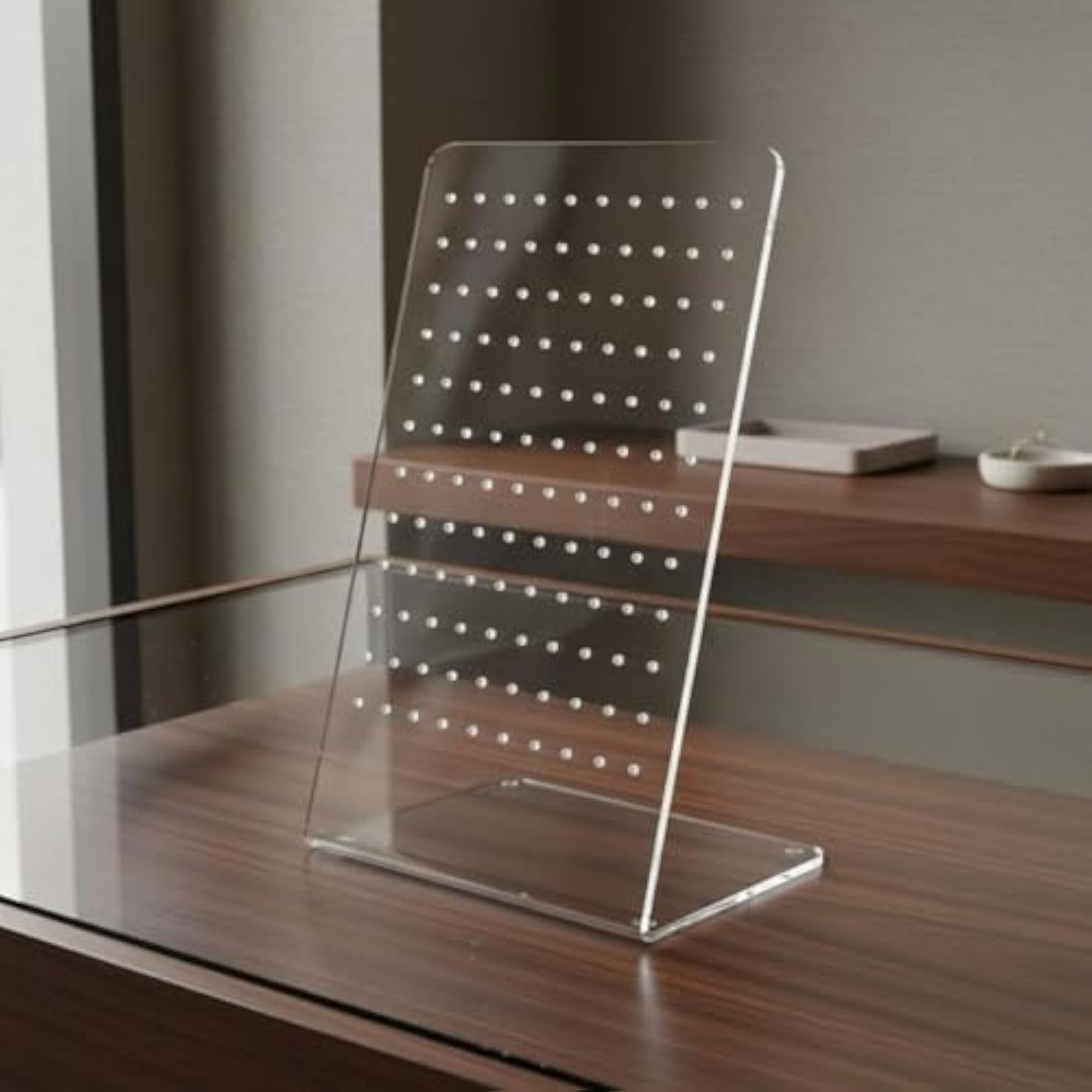Lightweight Acrylic Piercing Display Board, Multi-Hole Design