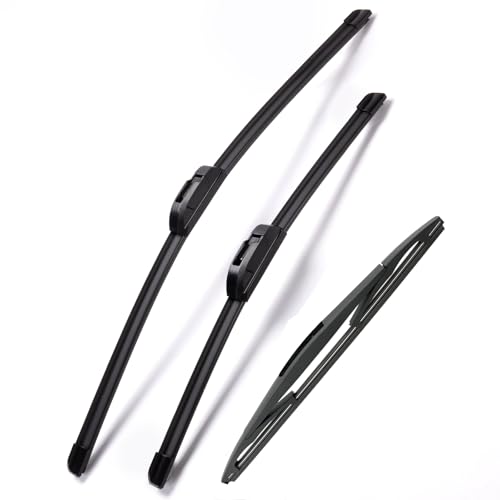 Windshield Wiper Blades for Mazda 3 2019-2025 Replacement Front & Rear Wiper Blades, Premium All Season All Weather Automotive Front Rear Wipers Set/ 26"+17"+14" by DUILEO - Used condition - US$18.00