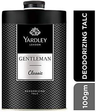Yardley London Gentleman Deodorizing Talc Talcum Powder For Men 100GmYardley London Gentleman Deodorizing Talc Talcum Powder For Men 100Gm