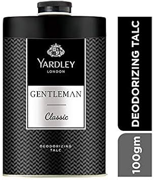 Yardley London Gentleman Deodorizing Talc Talcum Powder For Men 100GmYardley London Gentleman Deodorizing Talc Talcum Powder For Men 100Gm