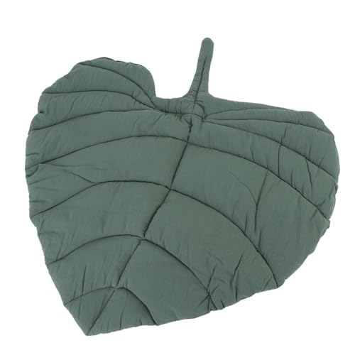 Tomotato Warming Cat Bed Leaf Shaped Cotton Soft Mattress Extra Warm Pet Pad for Indoor Outdoor Pets for All Seasons