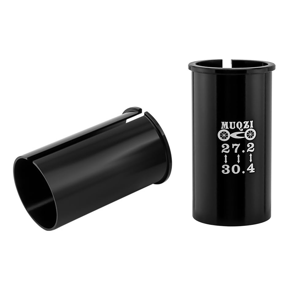 CYSKY Bike SeatPost Adapter Shim, 25.4/27.2/28.6/30.4/30.8/31.6/33.9/34.9mm, 60mm Length Bicycle Seat Post Tube Adapter, Seatpost Reducing Sleeve Shim for Mountain Bike, Road Bike, MTB, BMX
