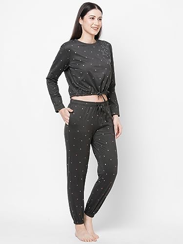 Image of Sweet Dreams Women's Cotton Printed Night Suit Set