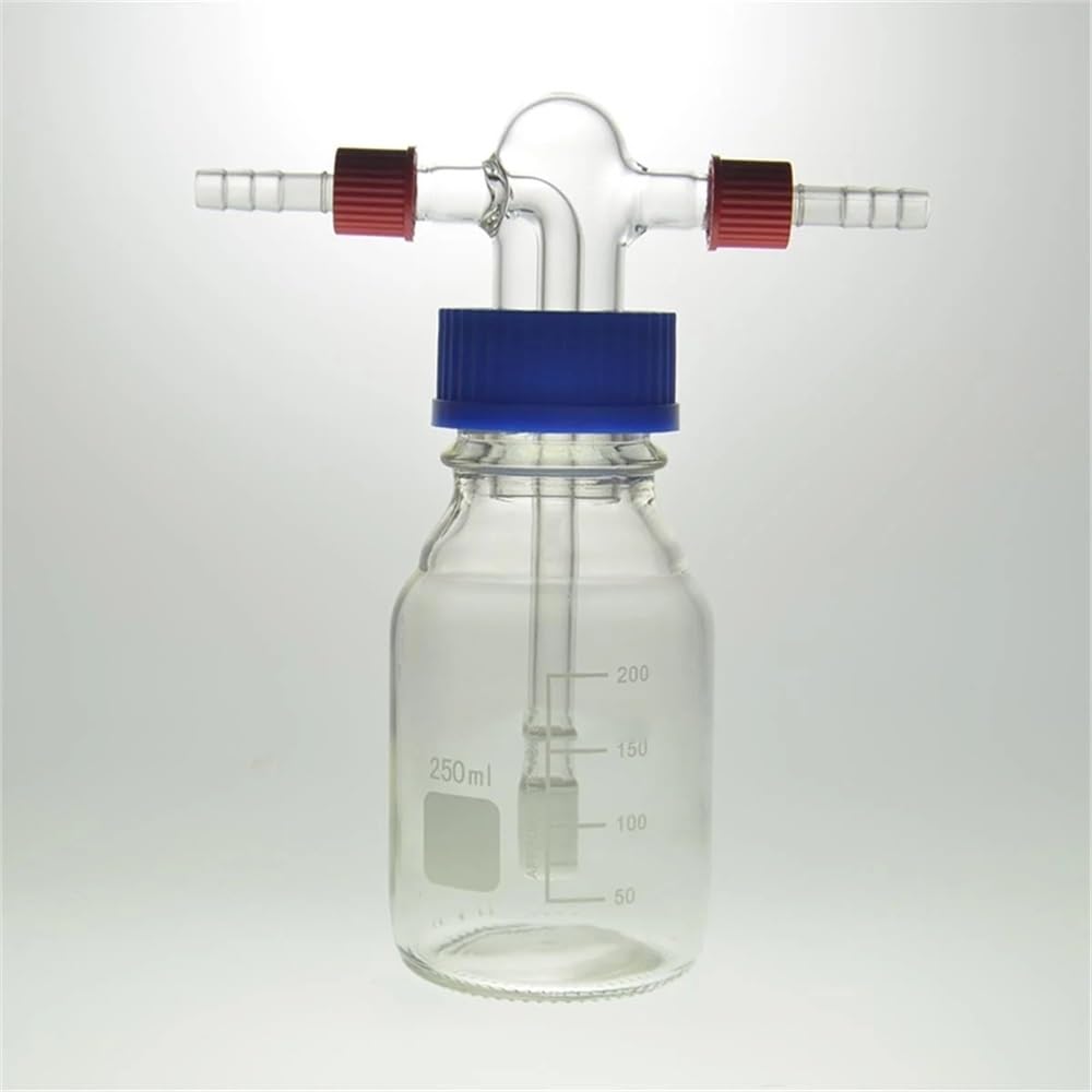 Frascos de laboratorio con conectores de manguera extraíbles que terminan con el G2 sinterizado(500ml)