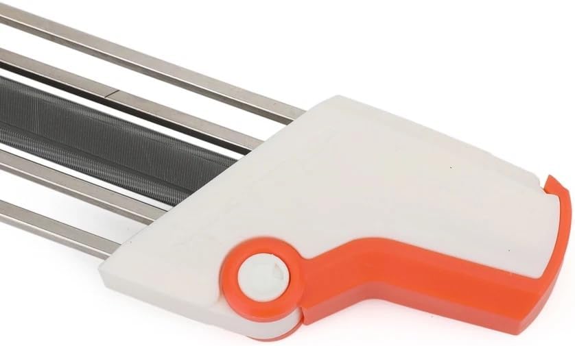 2 in 1 Chainsaw Teeth Quick Sharpener File Fit .325" 4.8mm Chain US,Replacement for OEM