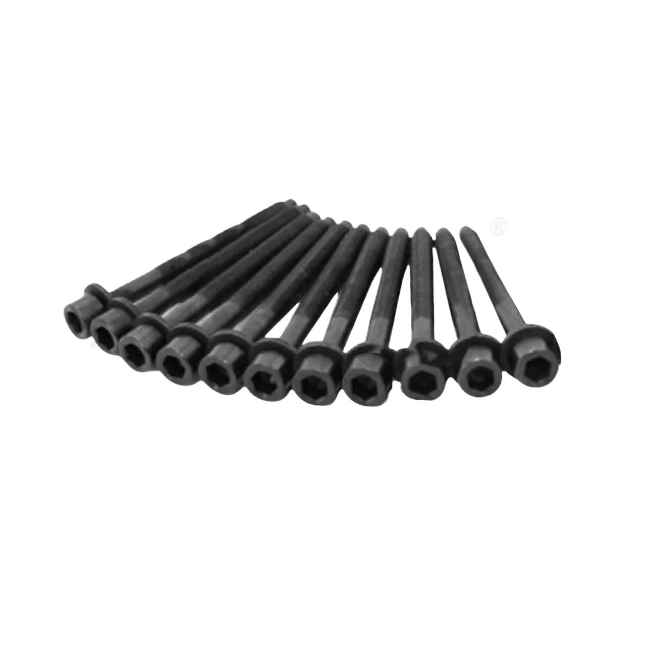 1005B586 18x Cylinder Head Bolt Set Compatible with Mitsubishi 4N13 4N14 Triton Pajero Sport L200 2015-2021