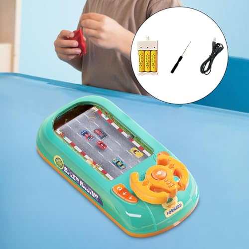 Qianly Simulação de brinquedos de volante de direção, brinquedo de volante para carro, presente para