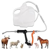 30ML 1Handvoll Veterinär-Fütterungspistole, kontinuierliche Drench-Pistole einstellbares Dosiergerät Veterinärmedizin Spender Haltung Autonomes Fütterungswerkzeug Vieh Spritze Tier, für Schwein Kuh