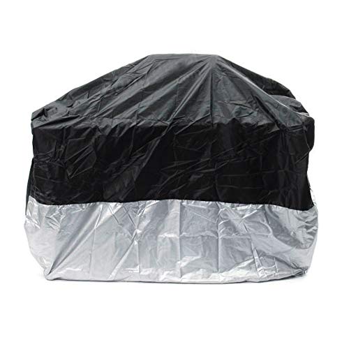 Akozon Motocicleta Cubierta 190T Poliéster Tafetán Motocicleta Ciclomotor Scooter Cubierta Completa Transpirable Polvo al Aire Libre Lluvia...