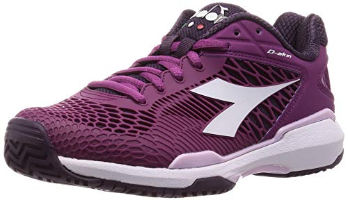 Diadora Speed Competition 5 AG Allcourtschuh Damen-Lila, Berry, Zapatillas de Tenis Mujer, púrpura, 37 EU