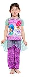 Nickelodeon Little Girls' Shimmer and Shine Fantasy 2-Piece Pajama Set, Amethyst, 4