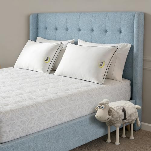 Image of Serta Hotel Bed Pillows Queen /Standard Size Set of 2 Medium Firm Support
