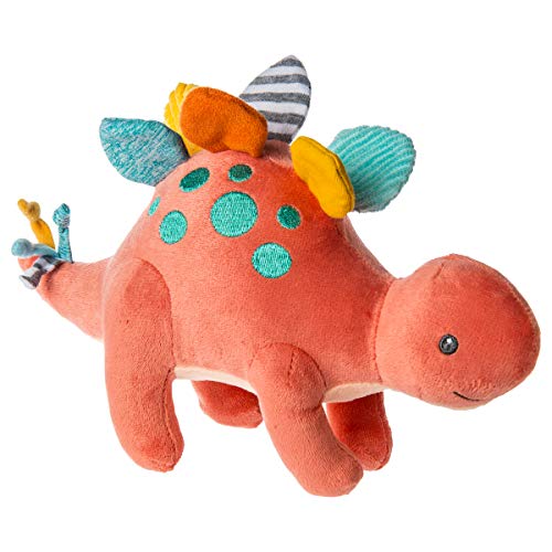 Image of Mary Meyer Pebblesaurus Stuffed Animal Soft Toy, 10-Inches, Coral Dinosaur