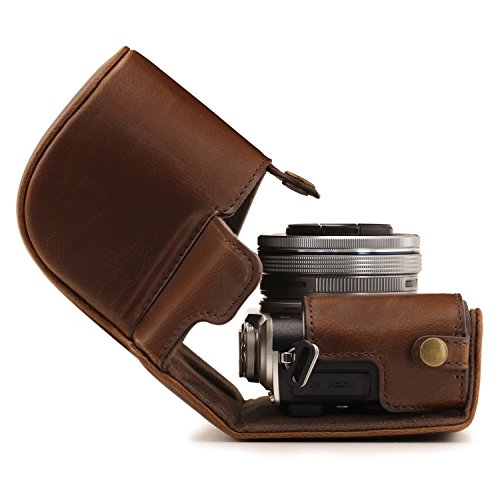 Funda de Cuero MegaGear Ever Ready para Olympus Pen miniatura 6