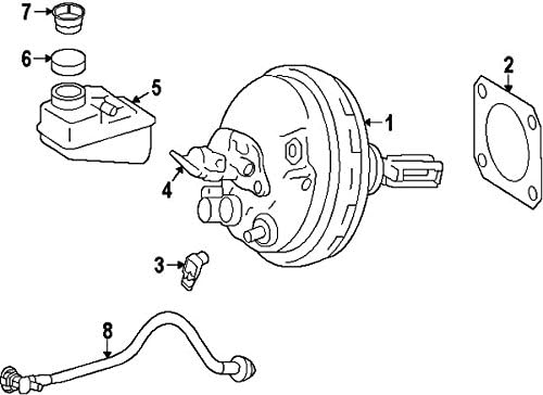 Mercedes-Benz 166 430 01 02, Brake Master Cylinder Reservoir