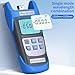 Rechargeable Fiber Optic Light Source A-C1315 Fiber Optic Cable Tester Single-Mode Dual wavelength 1310/1550nm Fiber Optic Power Meter Suitable for SC/FC/ST/LC Interface Equipped with 1 FC-LC Adapter