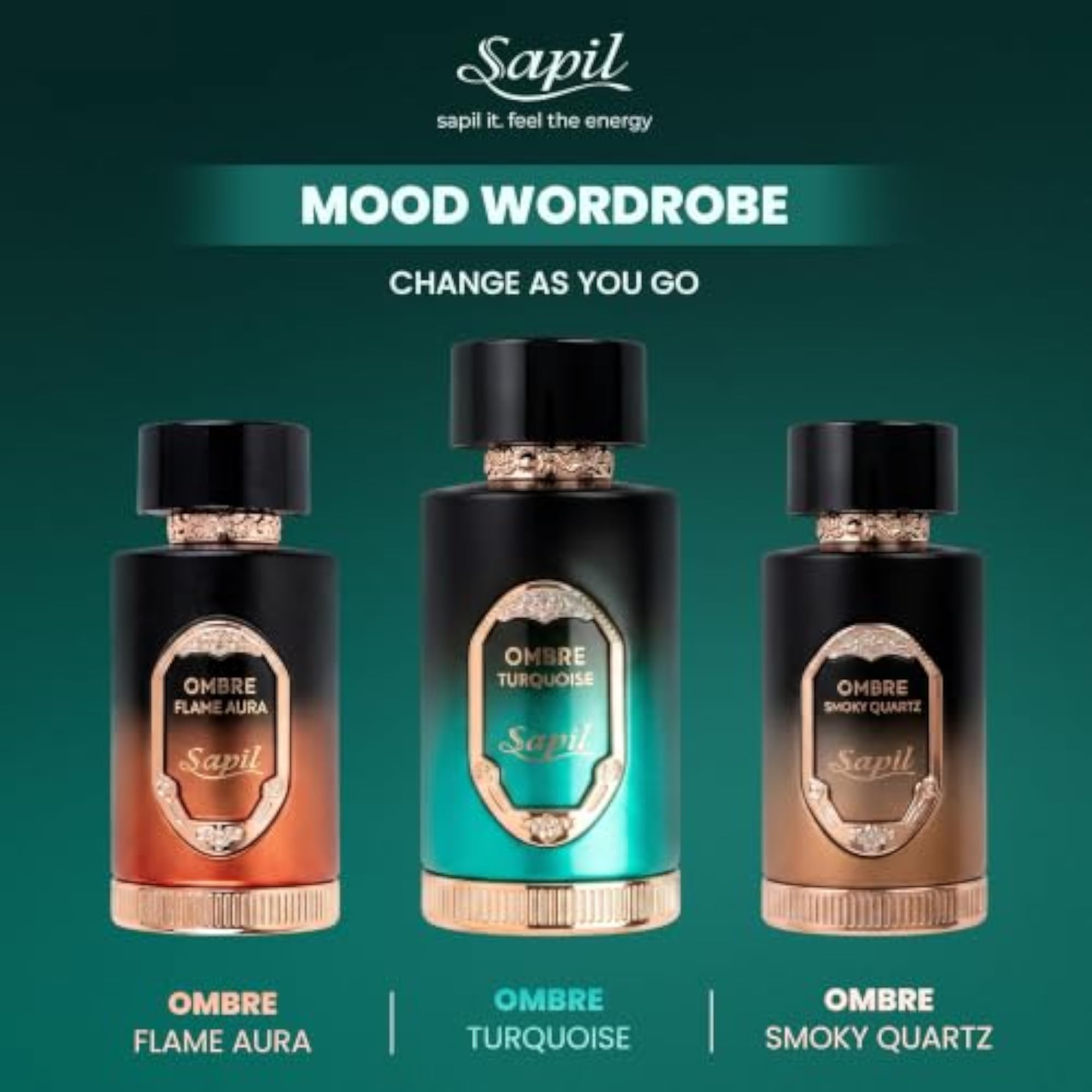Unisex Ombre Turquoise Eau De Parfum, 100 ml