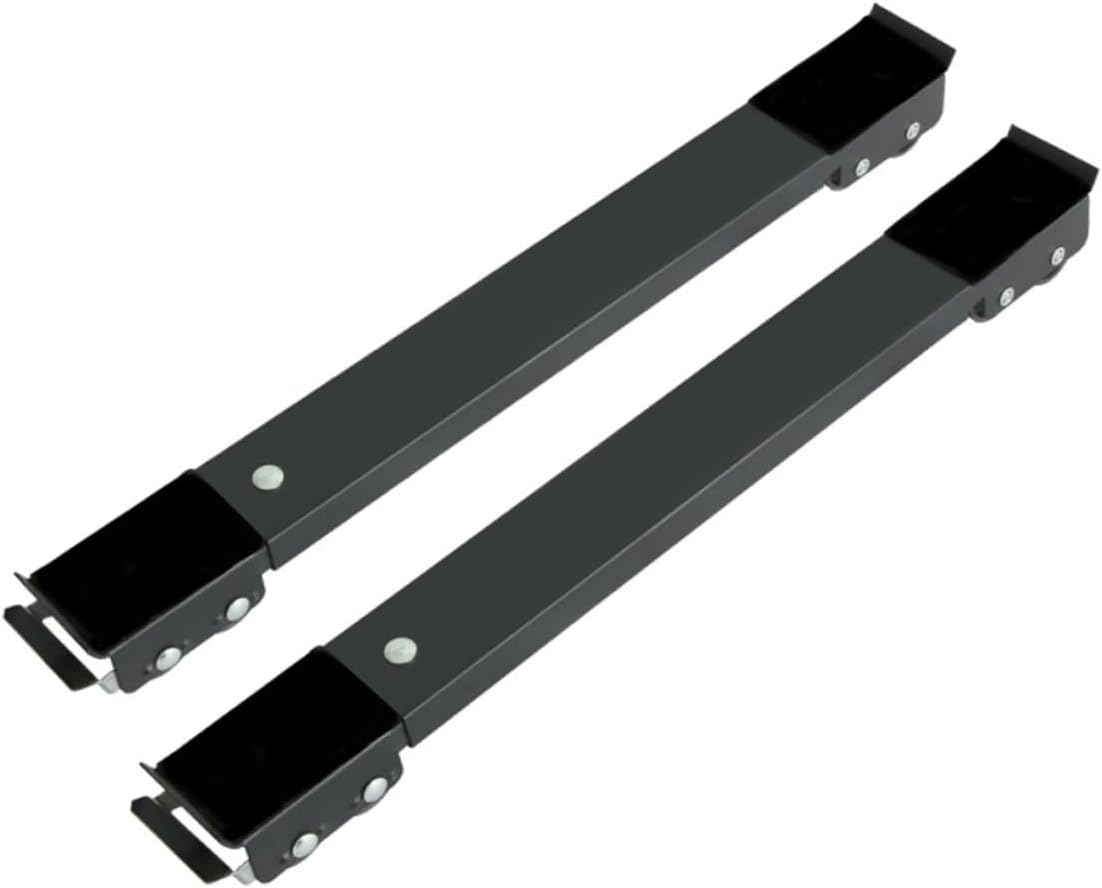 1Pair Refrigerator Wheel Washer Dryer Pedestal Base Accessory Portable Washing Machine Appliance Rollers with Heavy Duty Wheels for Easy Mobility Laundry Rooms and Apartments