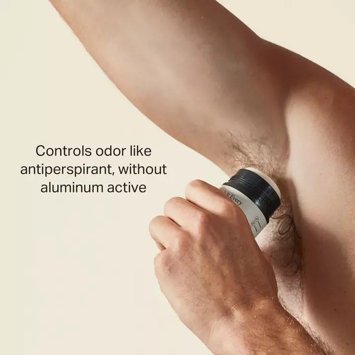 Miniatura 8 de Each & Every Paquete de 2 desodorantes naturales sin aluminio para pieles sensibles con aceites esenciales, embalaje a base de plantas (lavanda y