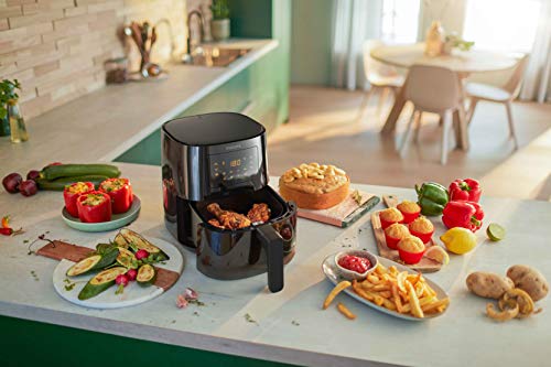 Philips HD9252/90 Airfryer Airfryer 1400 W, voor 2-3 personen, 800 g/4,1 l, digitaal display, zwart - Image 5