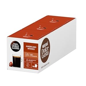 NESCAFÉ DOLCE GUSTO Americano Intenso Coffee Pods (Total 48 Servings)