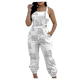 Messigaot Women One Piece Jumpsuit Solid Color Sleeveless Playsuits Sexy Criss Cross Back Tie...