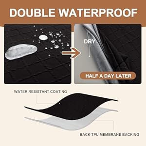 Genina stretch dining bench covers waterproof stretch jacquard bench seat protector cover rectangular bench cover for bedrooms living rooms kitchens removable washable  urban country home decor