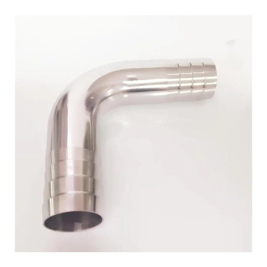 Coude de tuyauterie 89mm 90° inox 304 pour cuve bière et vin
