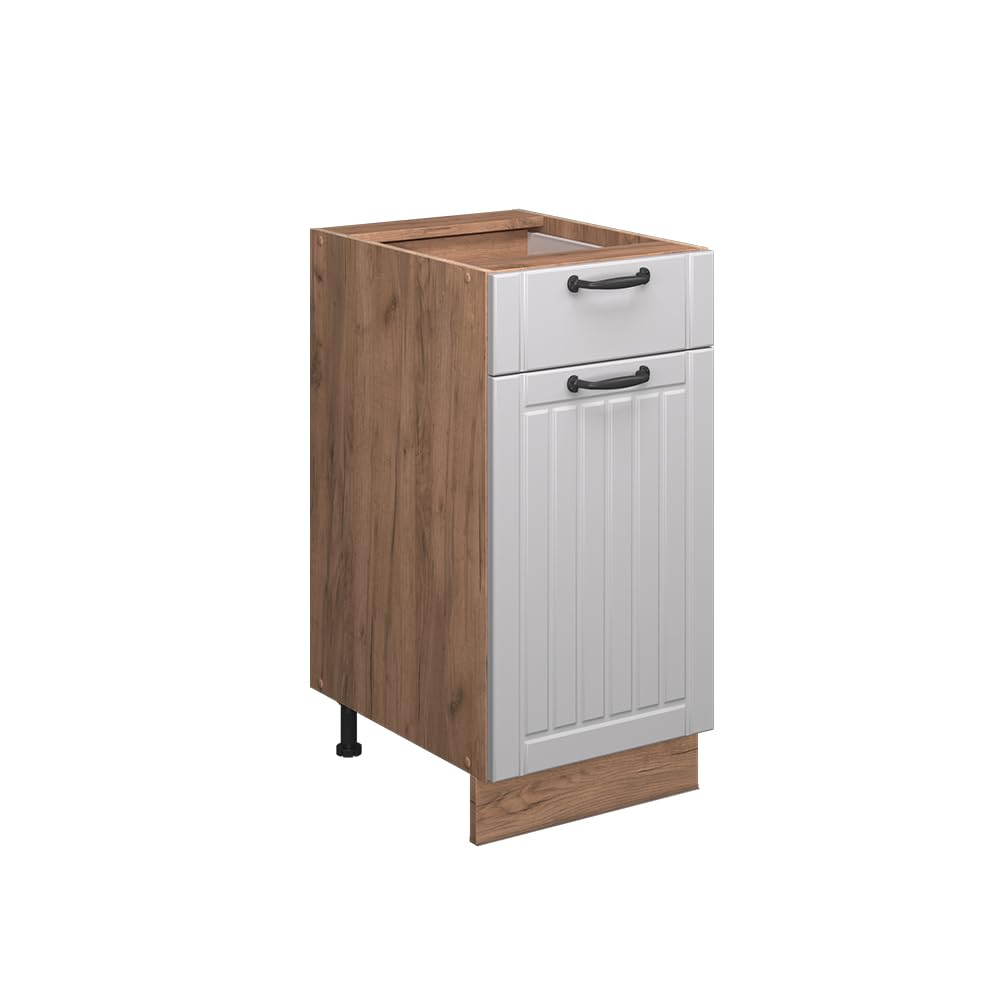 Vicco Kitchen base cabinet Fame-Line, White country house, 40 cm