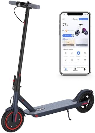 Electric Scooter Adults, Powerful 350W E-Scooter, Max 19 Mph & 15...