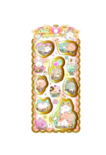 nulelu商品になります。 Amazon.co.jp: シャイニーパフュームステッカー あそぼうねこ 128062