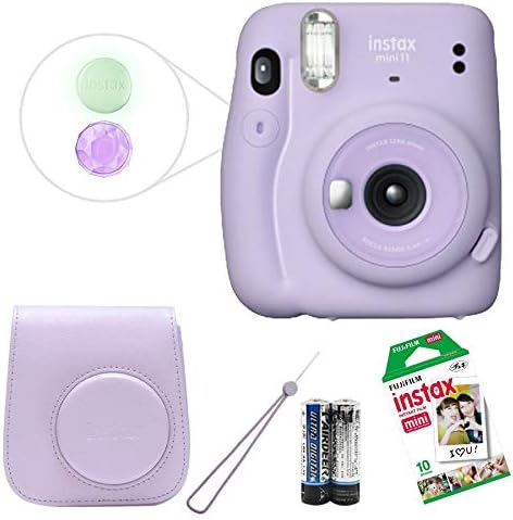 Fujifilm Instax Mini 11 Fotograf Makinesi Canta 10 Lu Film Set Lila Amazon Com Tr Elektronik