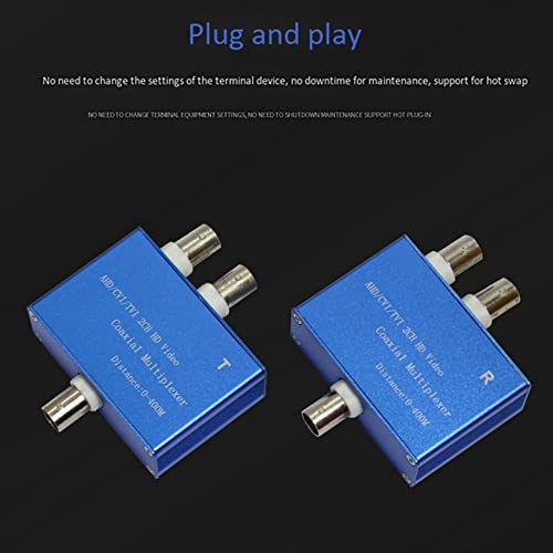 Multiplexeur Vidéo HD câble unique pour deux caméras de sécurité - 2