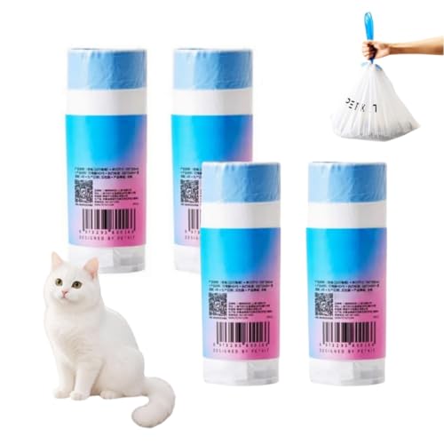 Dotspunt 自動トイレ用 交換用 ゴミ袋 自動猫トイレ 専用ゴミ袋 猫自動トイレ 替えライナー (80枚/4パック)