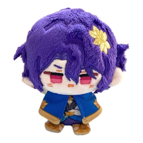 TOPLITHE Peluche Star Rail, Peluche d'Anime Mignonne de 12CM Porte-clés Doux en Coton Adorable for Les Fans de Jeux HSR(Dr.Ratio)