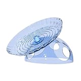 Fenteer Roue d'exercice pour Hamster Disque Rotatif avec Maison Abri...