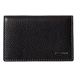 [アクアスキュータム] パスケース 名刺入れ メンズ 本革 ブランド エプソン AQW-00361 牛革 レザー カードケース ICケース ビジネス カジュアル ギフト プレゼント 【01】 ブラック