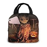 qwerte Inspired by Sam-Trick 'r Treat Portable Insulated Lunch Bag Shopping Handbag Storage Bag Card...