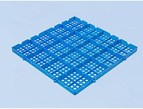 Lightweight Waterproof Interlocking Plastic Pallets - Durable Storage Pads with Breathable Grids for Garage, Kitchen, Basement, Supermarket & Warehouse (50x50cm/20x20in)