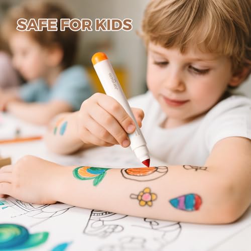 Image of Jar Melo Washable Markers for Kids Toddlers, Coloring Supplies, 24 Colors