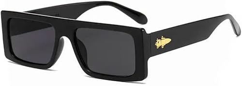 Gafas de sol OG de los años 90 para hombre y mujer, rectángulo, estrecho, plano, unisex, cuadrado, estilo de la vieja escuela, estilo hip hop, color