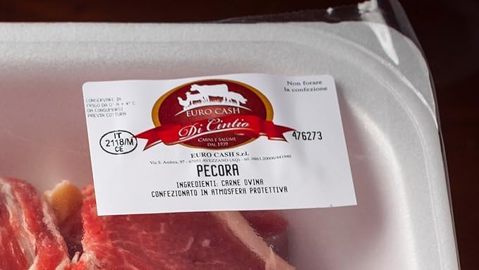 Bistecche di Pecora 1.5 Kg Carne Italiana 100% (3 confezioni da 500 gr)