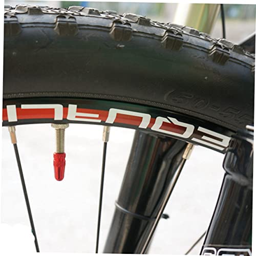 20 unidades de tapones para válvula de bicicleta de aleación de aluminio anodizado, tapas ligeras contra el polvo y la pérdida de aire, fáciles de instalar, colores surtidos miniatura 3