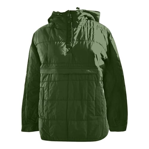 Parka corta mujer rellena acolchada ligera contra el frío suave 3