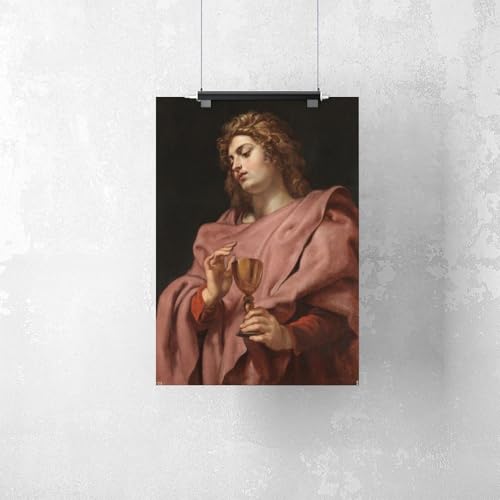 Impression toile Saint Jean Rubens pour décoration de bureau